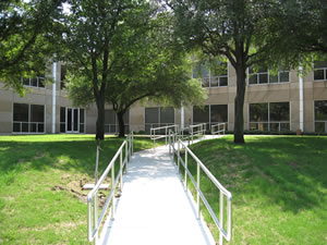 Approach to the North Entrance of the Administration Building