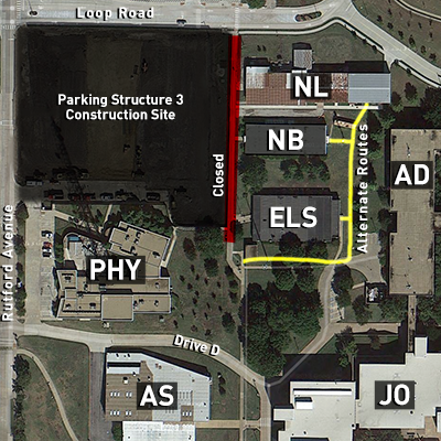 Temporary Sidewalk Closure and Alternate Routes
